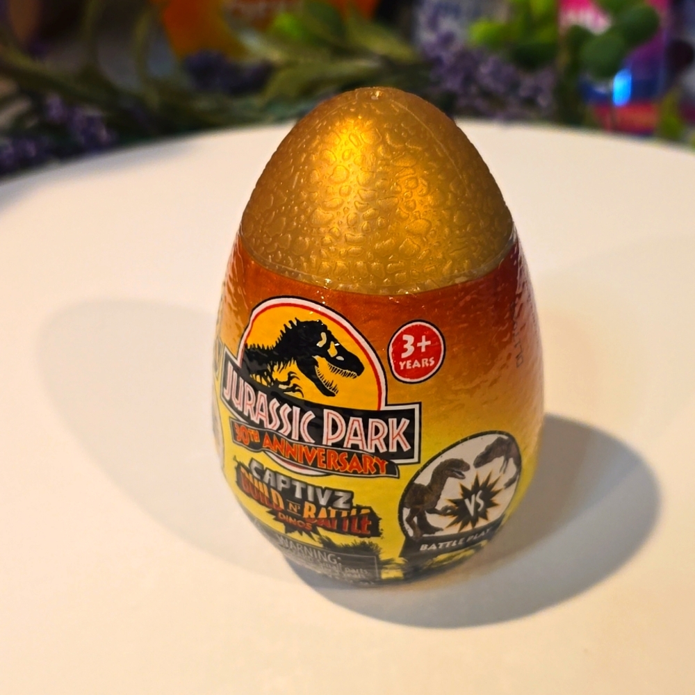 Jurassic World 30th Captivz Build N' Battle Dinos Mystery Egg Random ~ Sealed